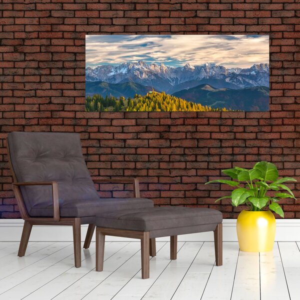 Slika - planinska panorama (120x50 cm)