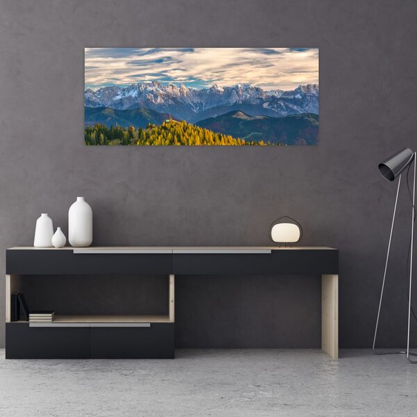 Slika - planinska panorama (120x50 cm)