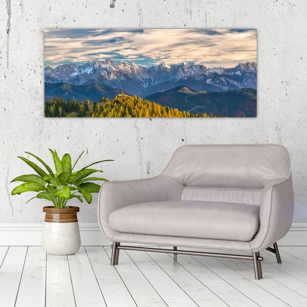 Slika - planinska panorama (120x50 cm)