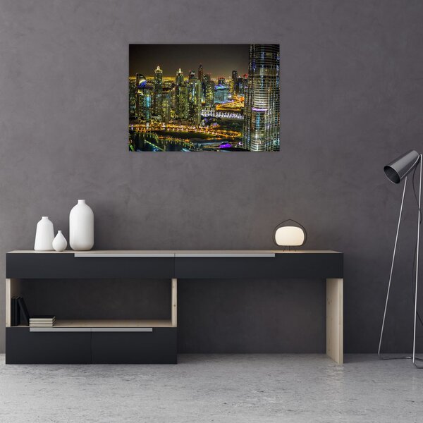 Slika noćnog grada (70x50 cm)
