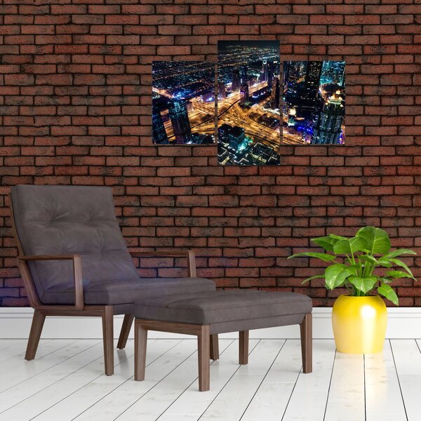 Slika noćnog grada (90x60 cm)