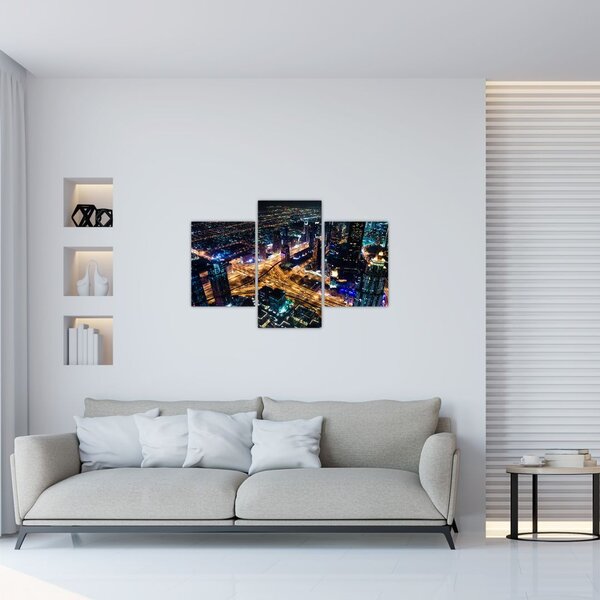 Slika noćnog grada (90x60 cm)