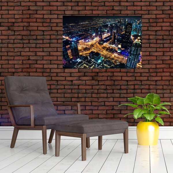 Slika noćnog grada (90x60 cm)