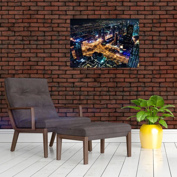 Slika noćnog grada (70x50 cm)