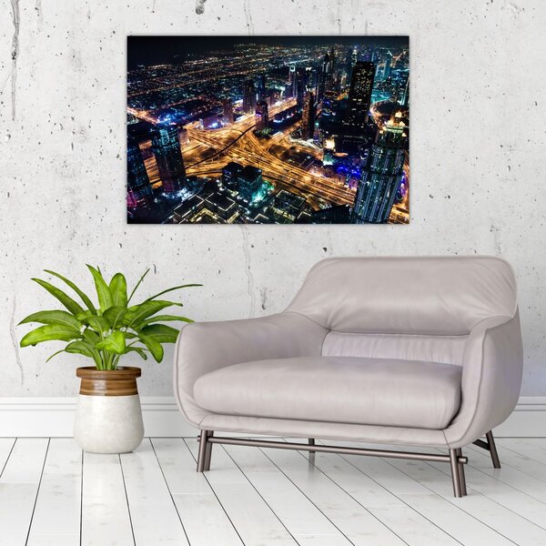 Slika noćnog grada (90x60 cm)