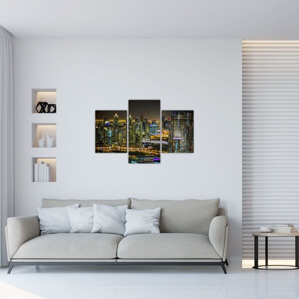 Slika noćnog grada (90x60 cm)