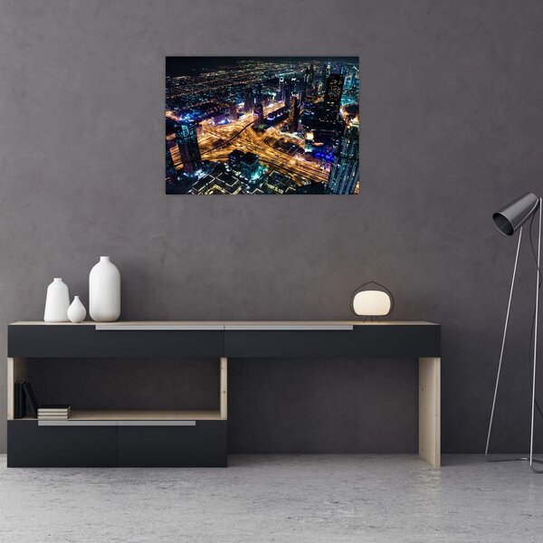 Slika noćnog grada (70x50 cm)