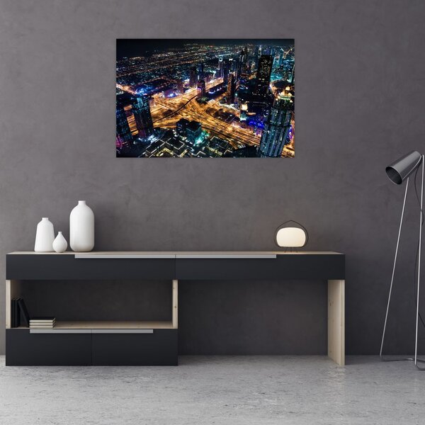 Slika noćnog grada (90x60 cm)
