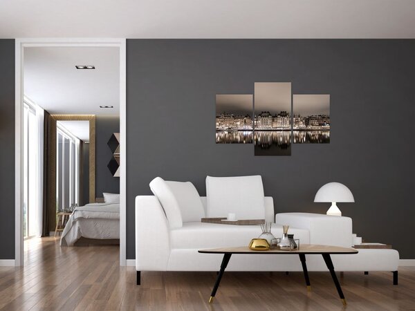 Slika grada u polumraku (90x60 cm)