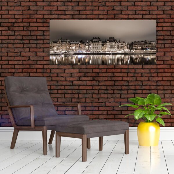 Slika grada u polumraku (120x50 cm)