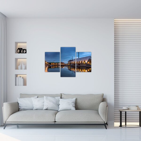 Slika vodenog kanala - Göteborg (90x60 cm)