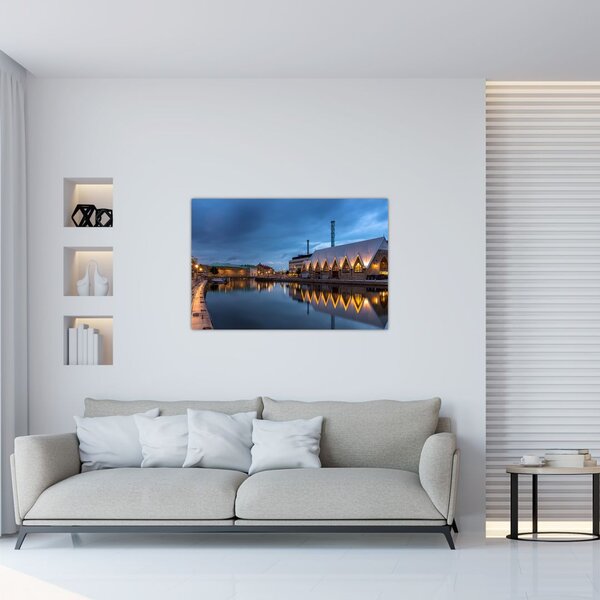 Slika vodenog kanala - Göteborg (90x60 cm)
