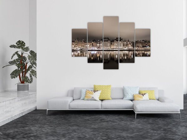 Slika grada u polumraku (150x105 cm)