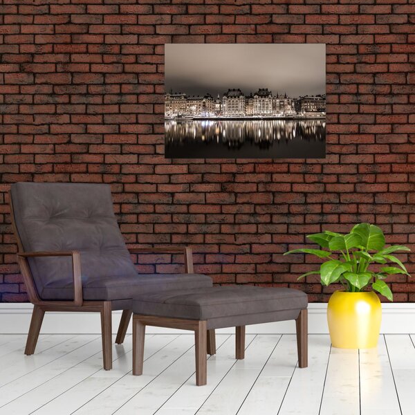 Slika grada u polumraku (70x50 cm)