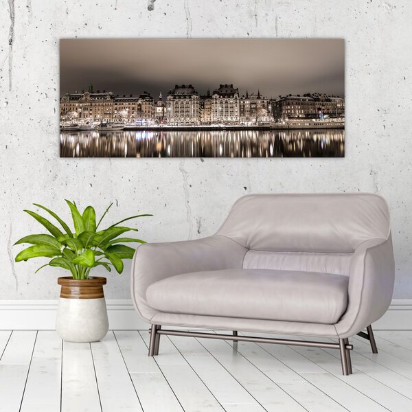Slika grada u polumraku (120x50 cm)