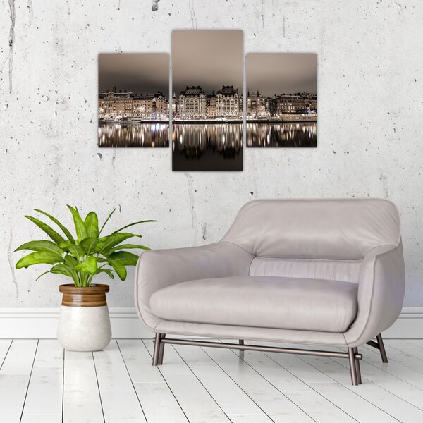 Slika grada u polumraku (90x60 cm)
