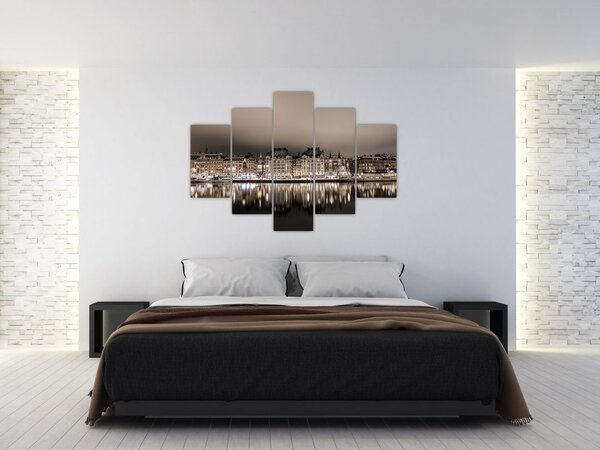 Slika grada u polumraku (150x105 cm)