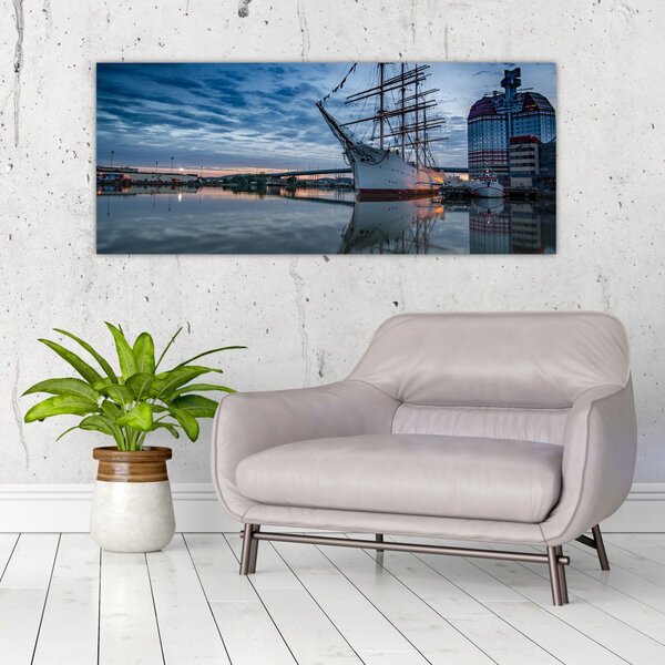 Slika jedrilice (120x50 cm)