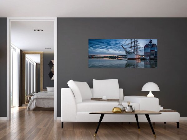 Slika jedrilice (120x50 cm)