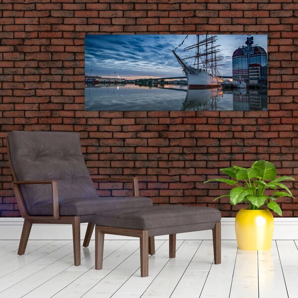 Slika jedrilice (120x50 cm)