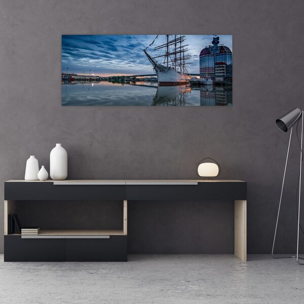 Slika jedrilice (120x50 cm)