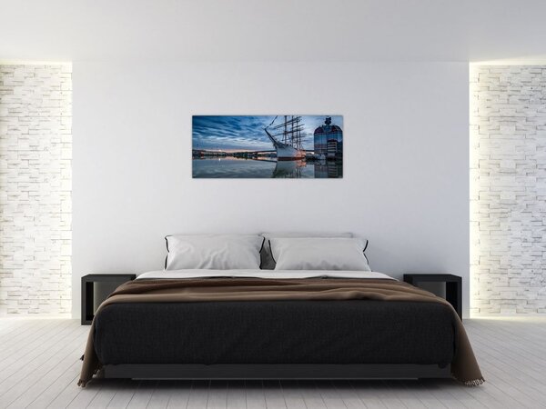 Slika jedrilice (120x50 cm)