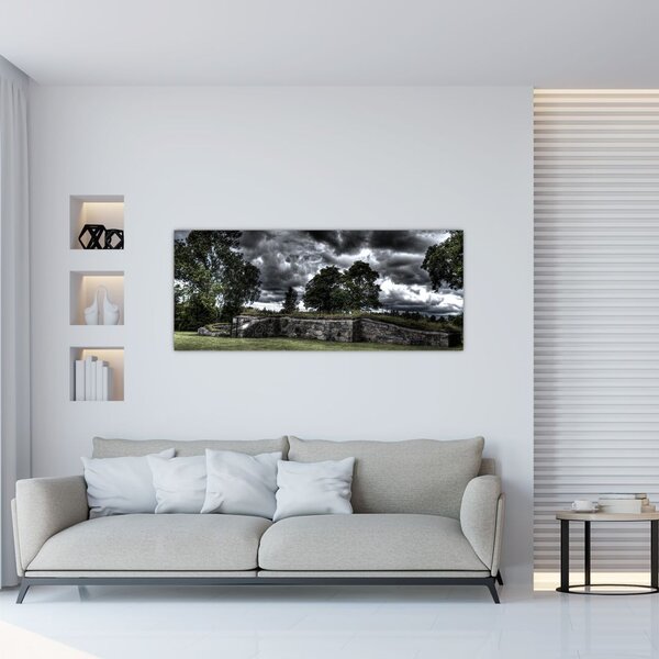 Slika oblačnog neba (120x50 cm)