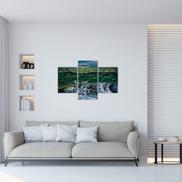 Slika slapova u prirodi (90x60 cm)