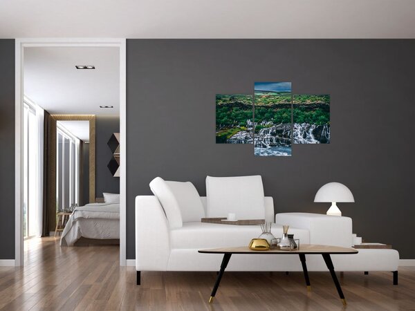 Slika slapova u prirodi (90x60 cm)