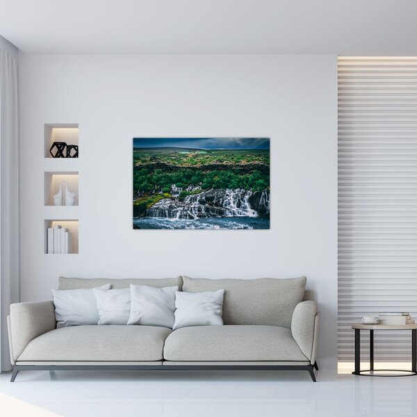 Slika slapova u prirodi (90x60 cm)