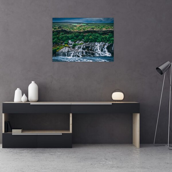Slika slapova u prirodi (70x50 cm)
