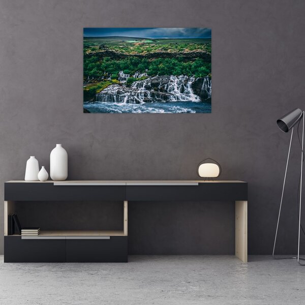 Slika slapova u prirodi (90x60 cm)