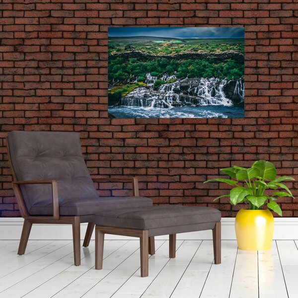 Slika slapova u prirodi (90x60 cm)