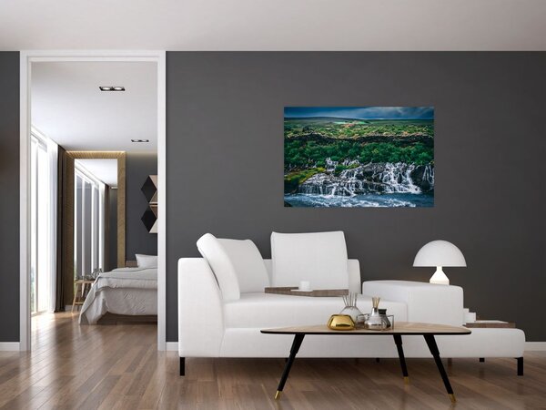 Slika slapova u prirodi (90x60 cm)