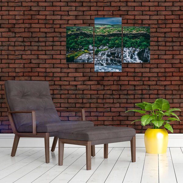 Slika slapova u prirodi (90x60 cm)