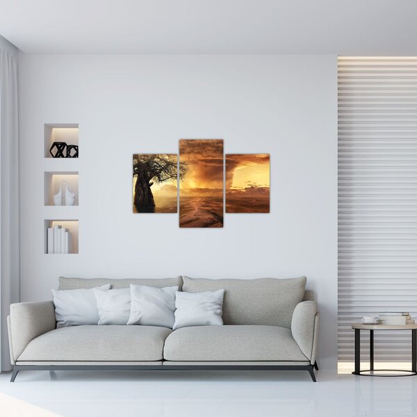 Slika narančastih oblaka (90x60 cm)