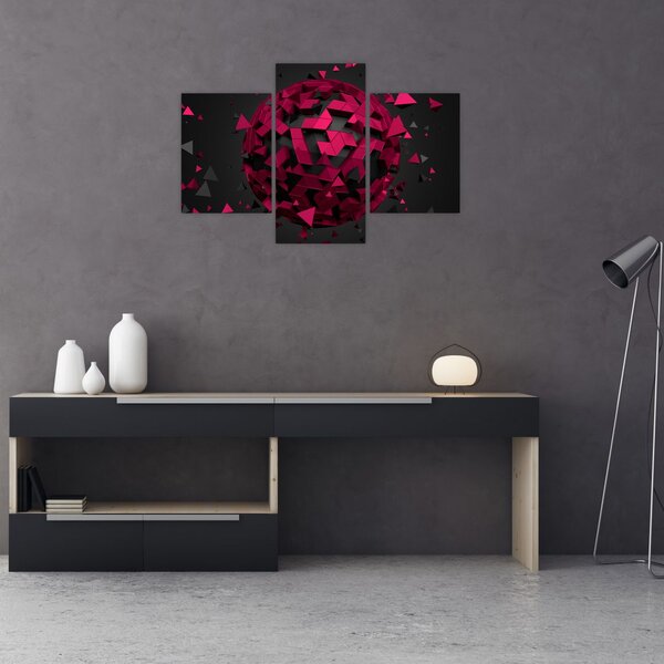 3D apstraktna slika (90x60 cm)