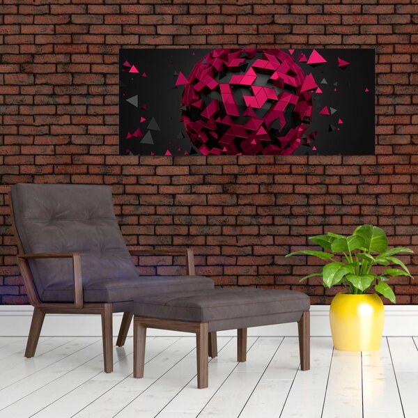 3D apstraktna slika (120x50 cm)