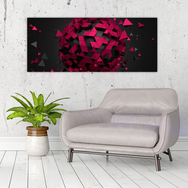 3D apstraktna slika (120x50 cm)