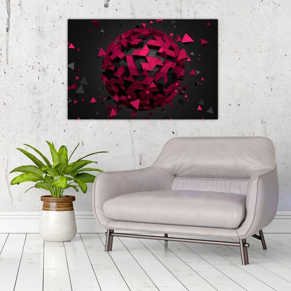 3D apstraktna slika (90x60 cm)