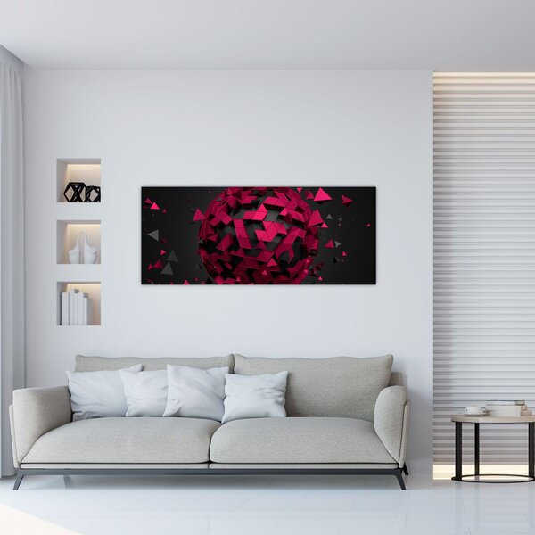 3D apstraktna slika (120x50 cm)