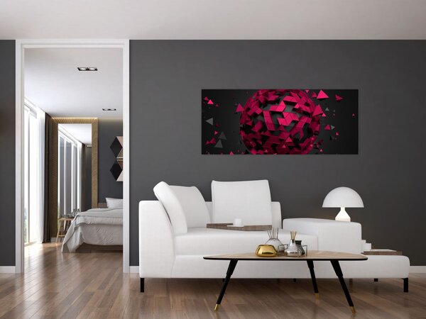 3D apstraktna slika (120x50 cm)
