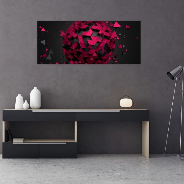 3D apstraktna slika (120x50 cm)