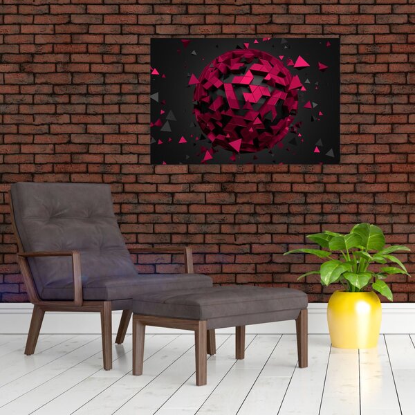 3D apstraktna slika (90x60 cm)