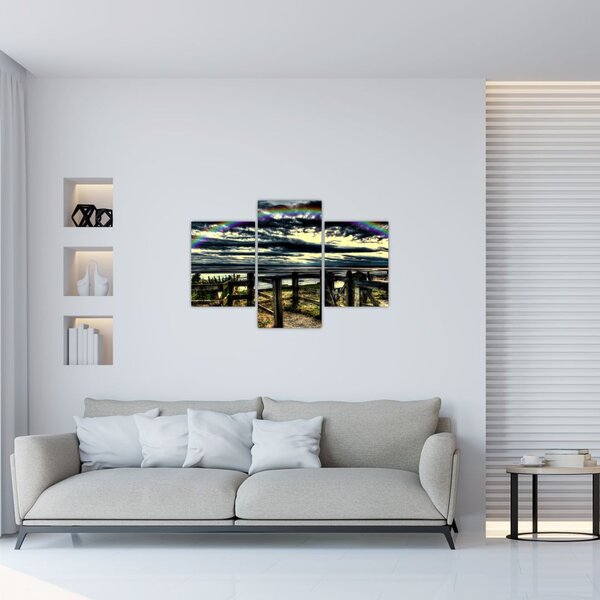 Slika duge nad morem (90x60 cm)
