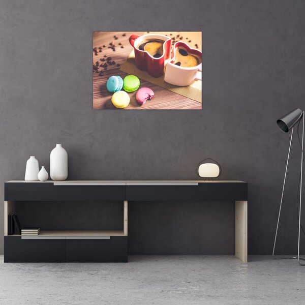Slika kave i makarona (70x50 cm)