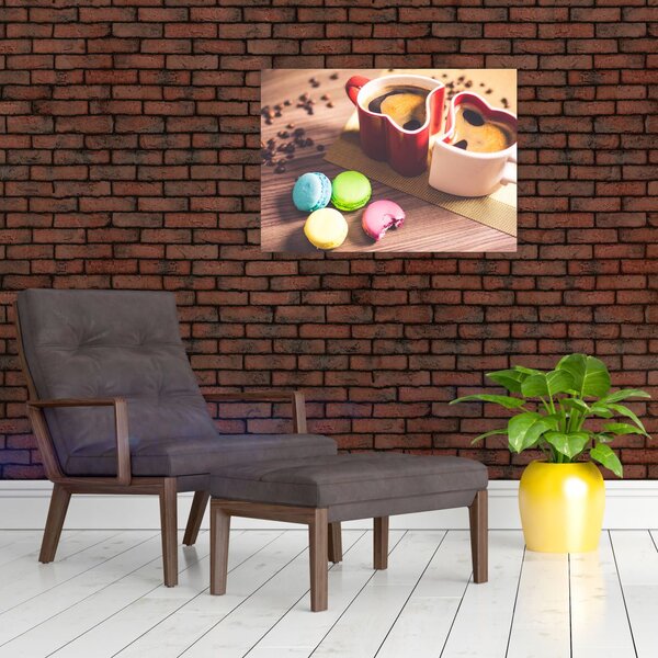 Slika kave i makarona (70x50 cm)