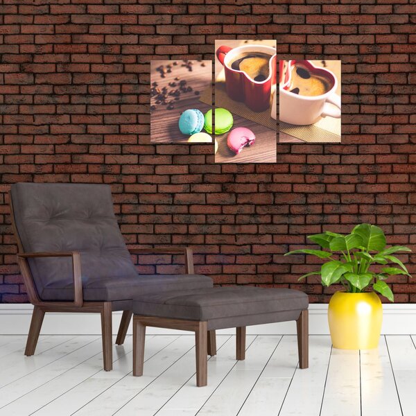 Slika kave i makarona (90x60 cm)