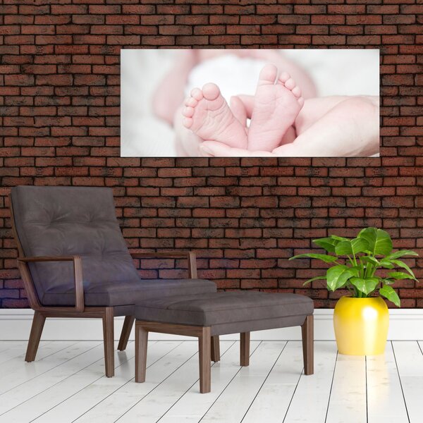 Slika dječjih stopala (120x50 cm)