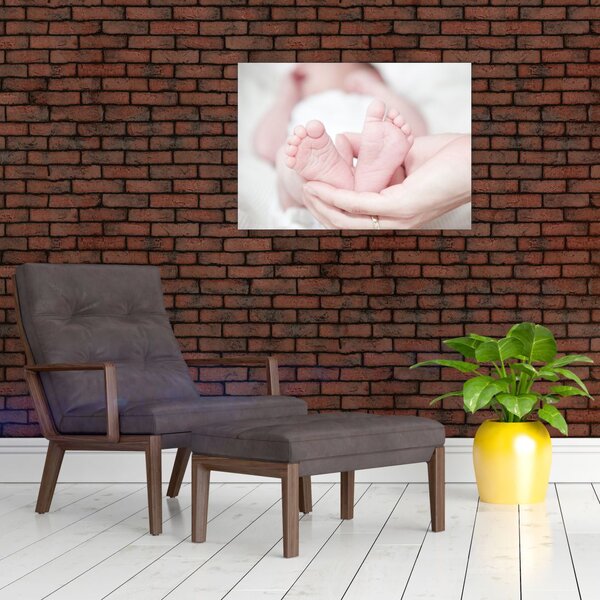 Slika dječjih stopala (70x50 cm)